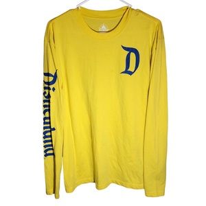 Disney Parks Disneyland Resorts Yellow Women's Long Sleeve Shirt Size Medium